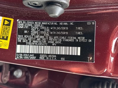 2018 Toyota Highlander Limited Platinum