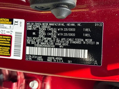 2022 Toyota Highlander Hybrid Platinum