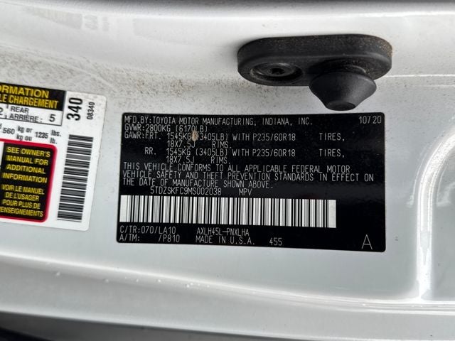 2021 Toyota Sienna Limited 7 Passenger