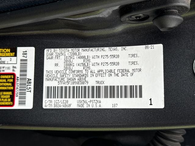 2021 Toyota Tundra Platinum