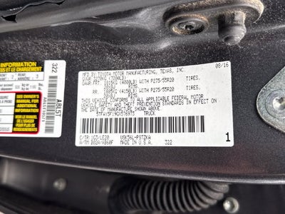 2016 Toyota Tundra Platinum 5.7L V8