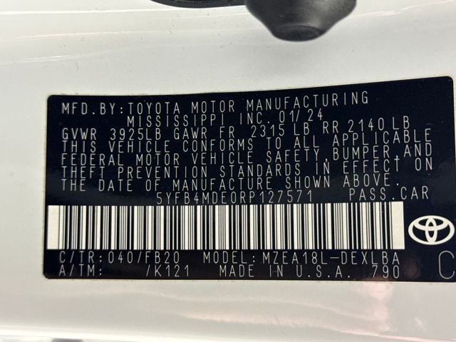 2024 Toyota Corolla LE