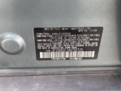 2010 Subaru Forester 2.5X Limited