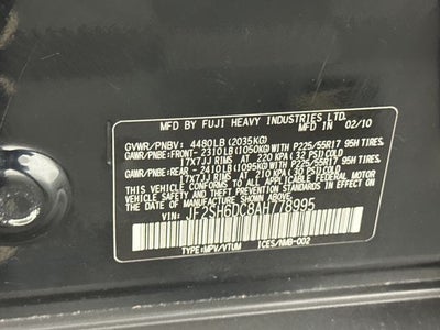 2010 Subaru Forester 2.5X Limited