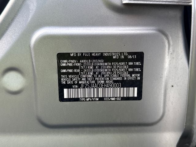 2014 Subaru Forester 2.5i