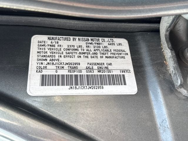 2018 Nissan Rogue Sport S