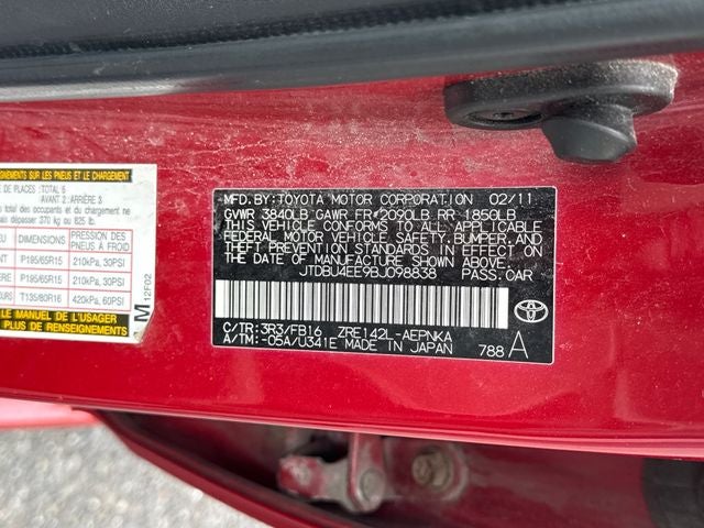 2011 Toyota Corolla Base