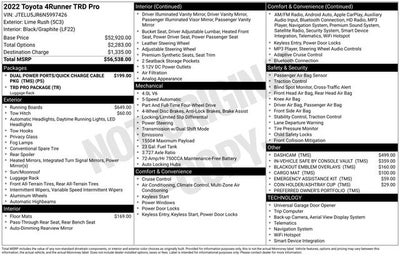 2022 Toyota 4Runner TRD Pro