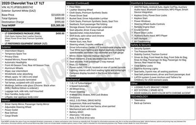 2020 Chevrolet Trax LT