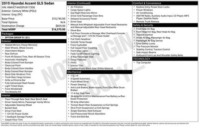 2015 Hyundai Accent GLS