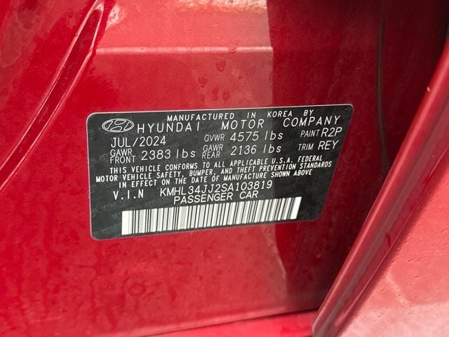 2025 Hyundai Sonata Hybrid SEL