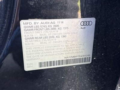 2015 Audi Q5 3.0T Premium Plus quattro