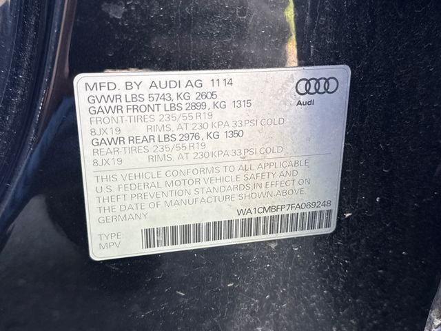 2015 Audi Q5 3.0T Premium Plus quattro