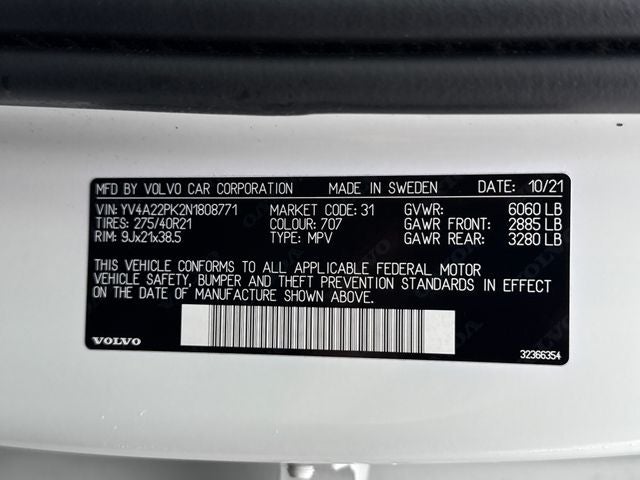 2022 Volvo XC90 T6 Momentum
