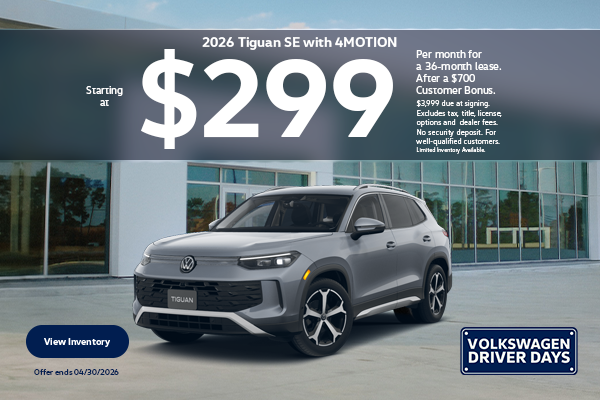 Tiguan National Lease Banner