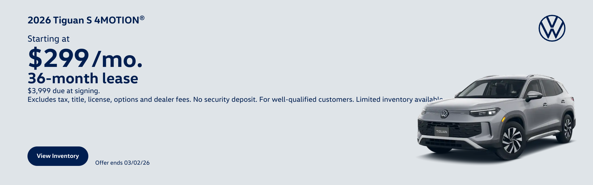 National Tiguan Banner